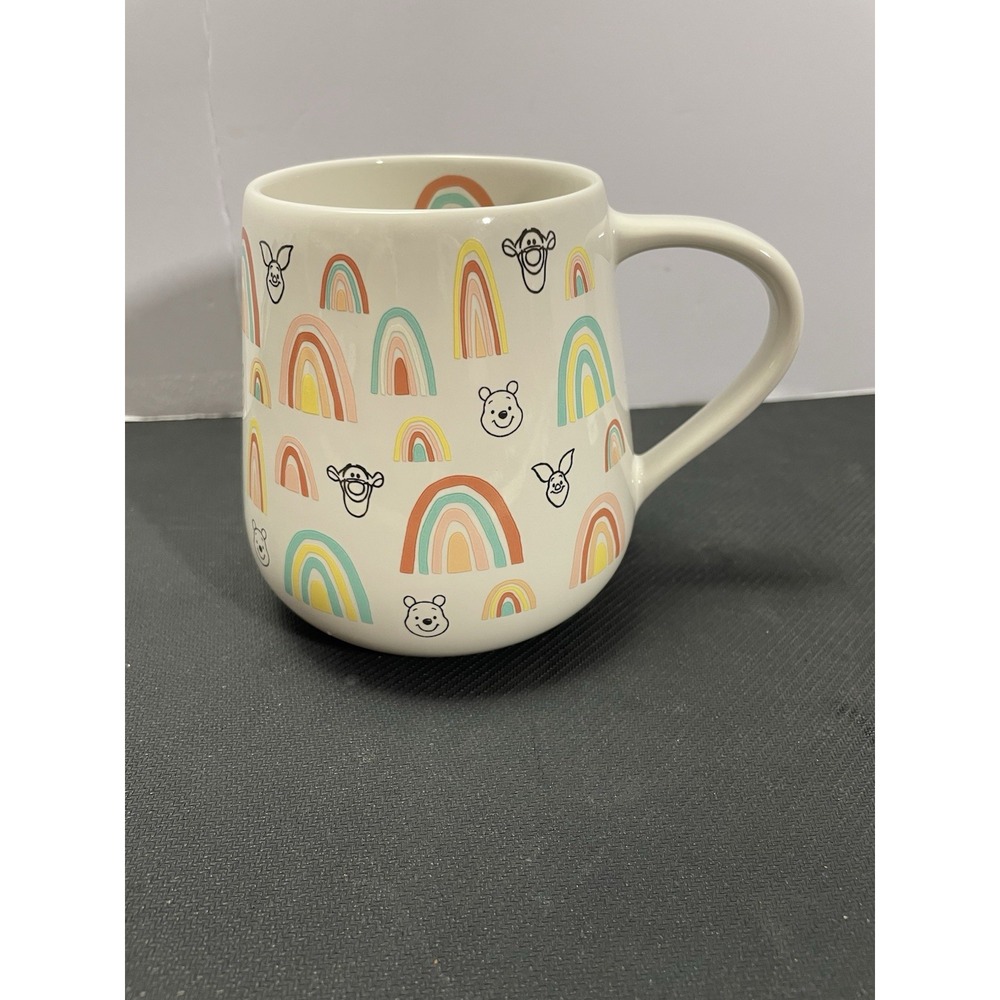 Disney Winnie The Pooh And Pals Tiger Piglet Rainbow 21 oz Coffee Mug Cup
